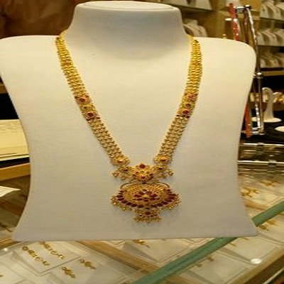 Gold long chain designs in 50 grams