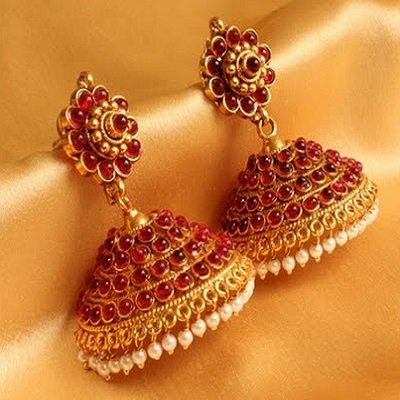 Grt jewellers jhumka designs