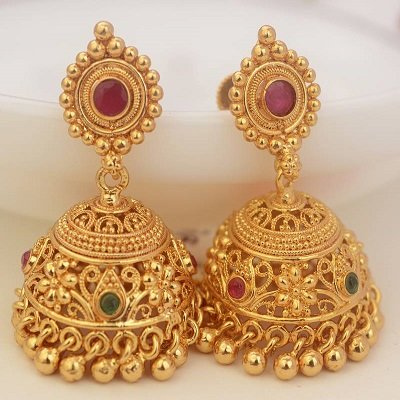 Grt jewellers jhumka designs