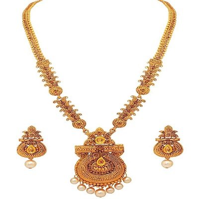 Best south Indian gold long chain designs