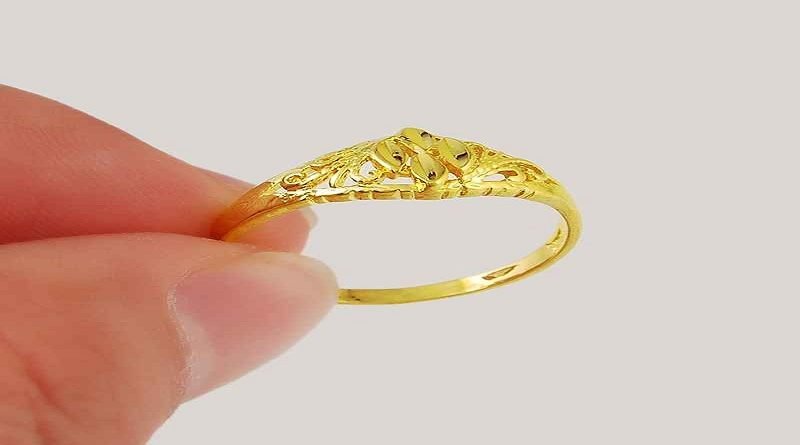Buy Simple Impon Daily Wear 1 Gram Gold Plated High Quality Five Metal Gold  Stone Ring