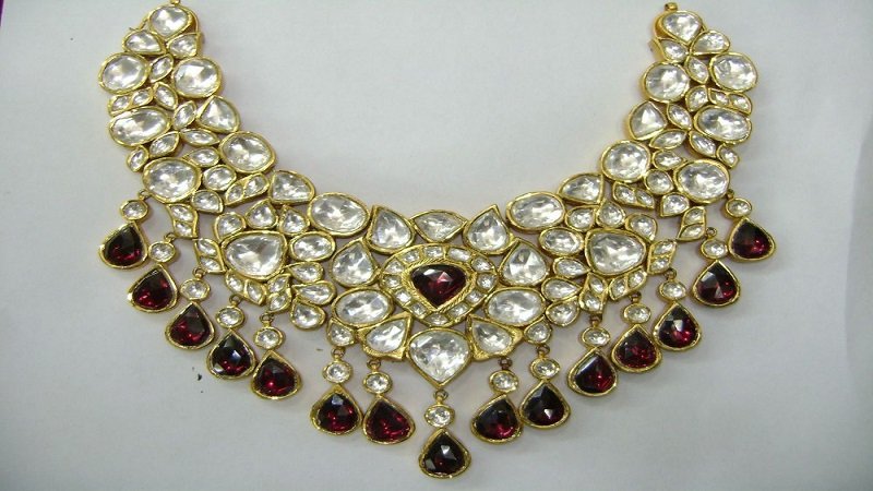 real gold kundan sets with price