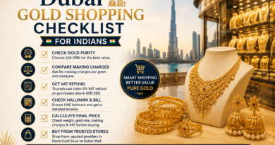 What are Dubai gold shopping checklist for Indians in 2026