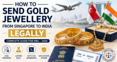 How To Send Gold Jewellery From Singapore To India Legally in 2026